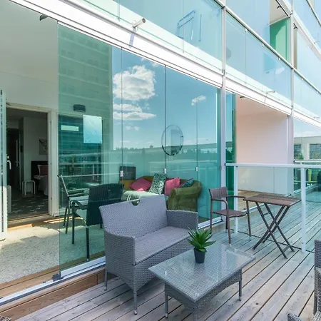 Cozy 1br Lux 10, Huge Balcony * Oulu